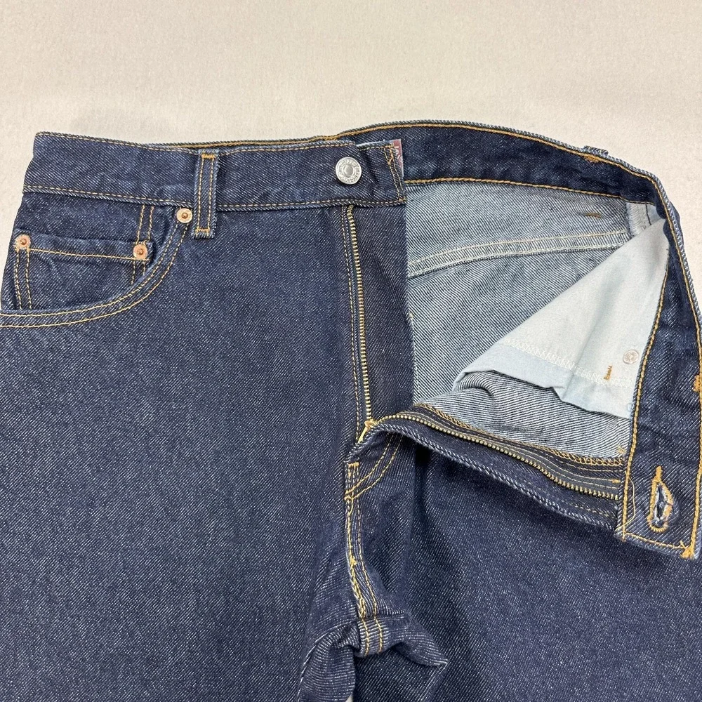 Vintage Levi's 517 Jeans Mens 30x32 Blue Bootcut Dark Wash Denim Classic Y2K A2